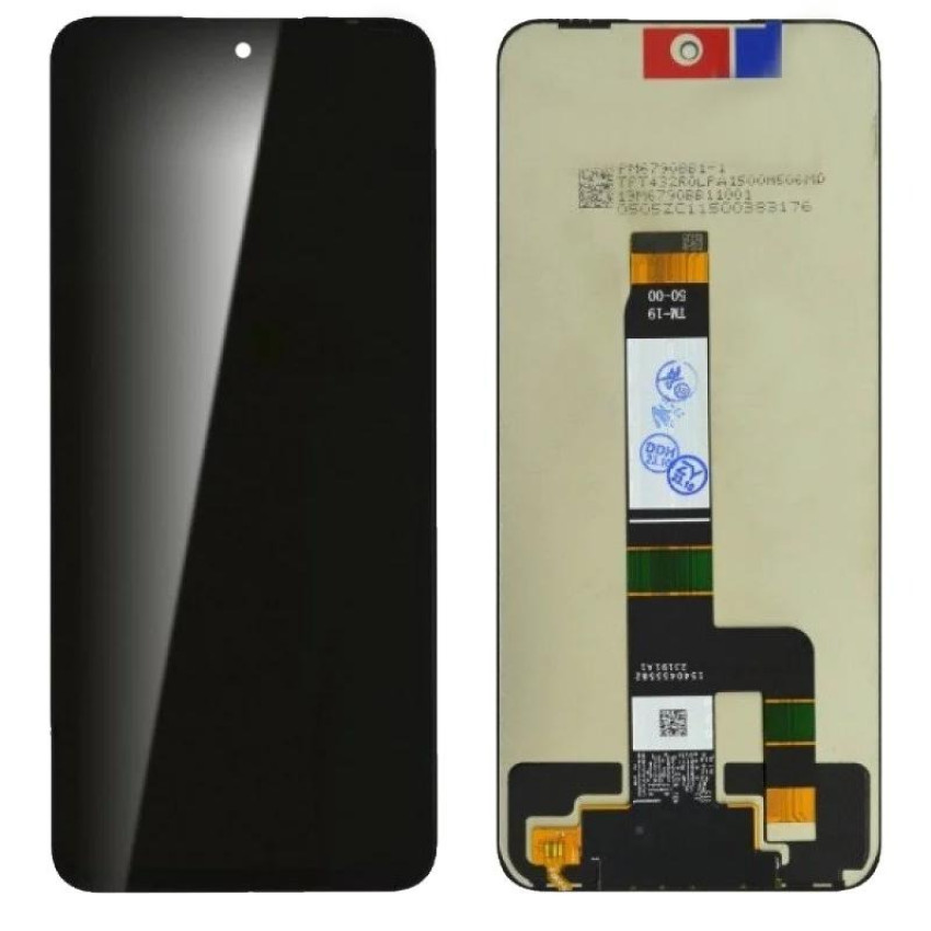 Οθόνη LCD με Μηχανισμό Αφής για Xiaomi Redmi 12 4G - Χρώμα: Μαύρο