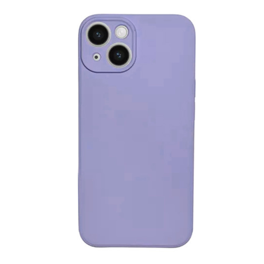 Θήκη Πλάτης Σιλικόνης Soft για Apple iPhone 14 Plus - Χρώμα: Λιλά