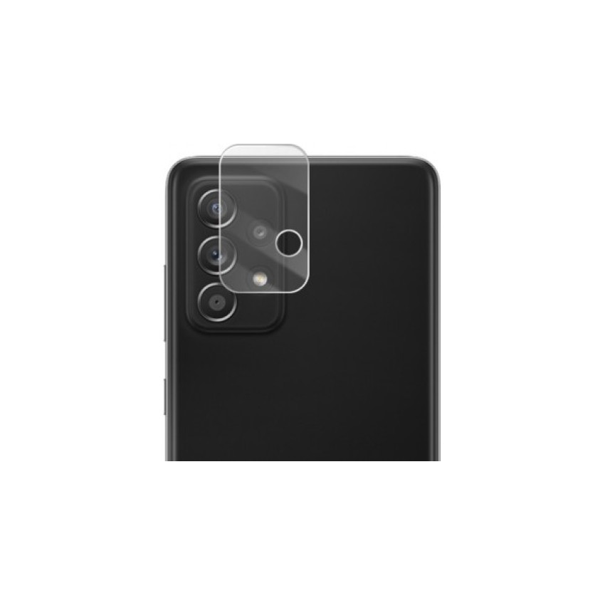 Full Glue Full Cover Full Glue Tζαμάκι Προστασίας Πίσω Κάμερας για Samsung Galaxy A72 - Χρώμα: Διάφανο