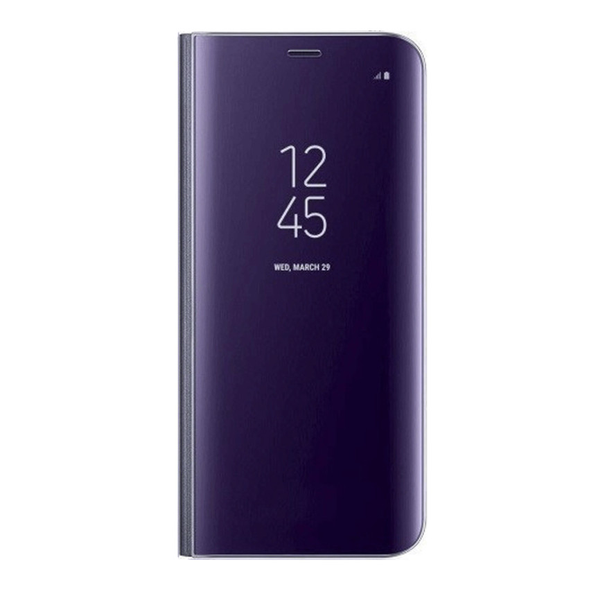 Θήκη Clear View Stand για Samsung Galaxy A20E - Χρώμα: Μώβ