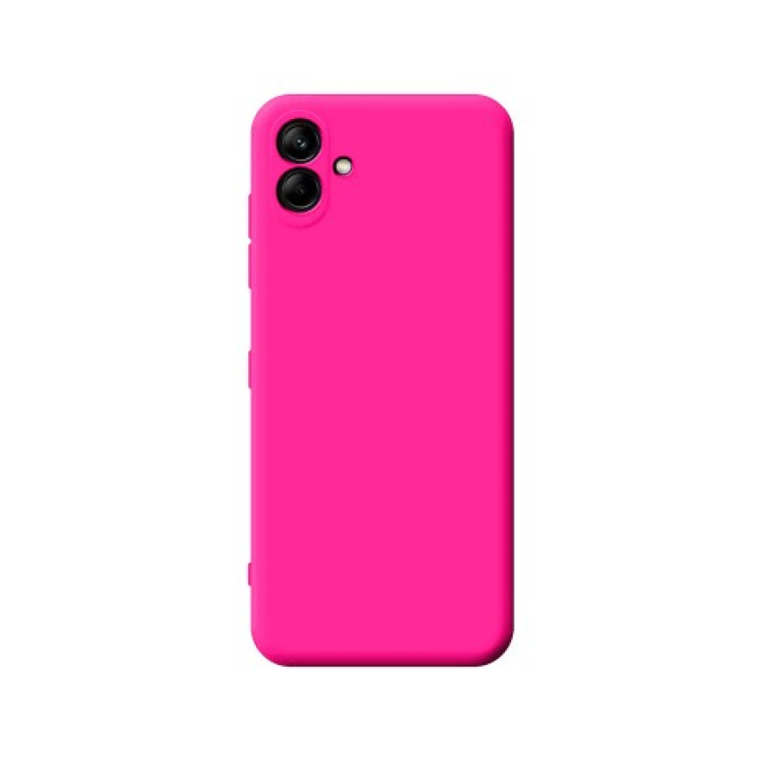 Θήκη Πλάτης Σιλικόνης Soft για Samsung Galaxy A04E - Χρώμα: Φούξια