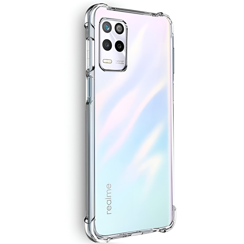 Θήκη Πλάτης Σιλικόνης AntiShock για Realme 9 Pro 5G - Χρώμα: Διάφανο
