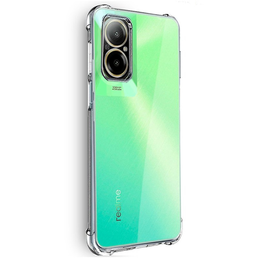 Θήκη Πλάτης Σιλικόνης AntiShock για Realme C67 4G - Χρώμα: Διάφανο