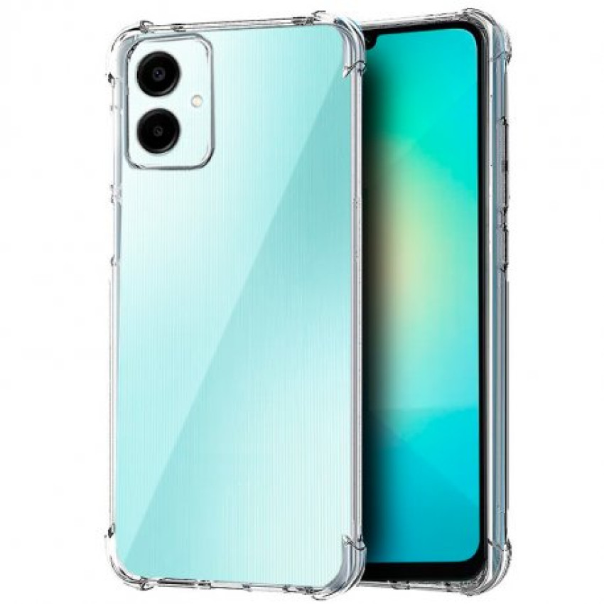 Θήκη Πλάτης Σιλικόνης Anti Shock για Samsung Galaxy A06 - Χρώμα: Διάφανο