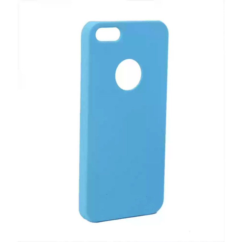 Θήκη Πλάτης Σιλικόνης Απλή για Iphone 5/5S/5C - Χρώμα: Γαλάζιο