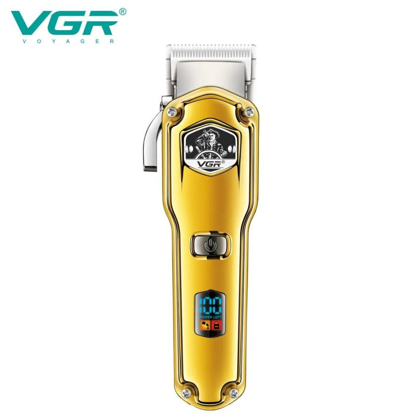 VGR V-693 Επαναφορτιζόμενη Κουρευτική Μηχανή - Χρώμα: Χρυσό