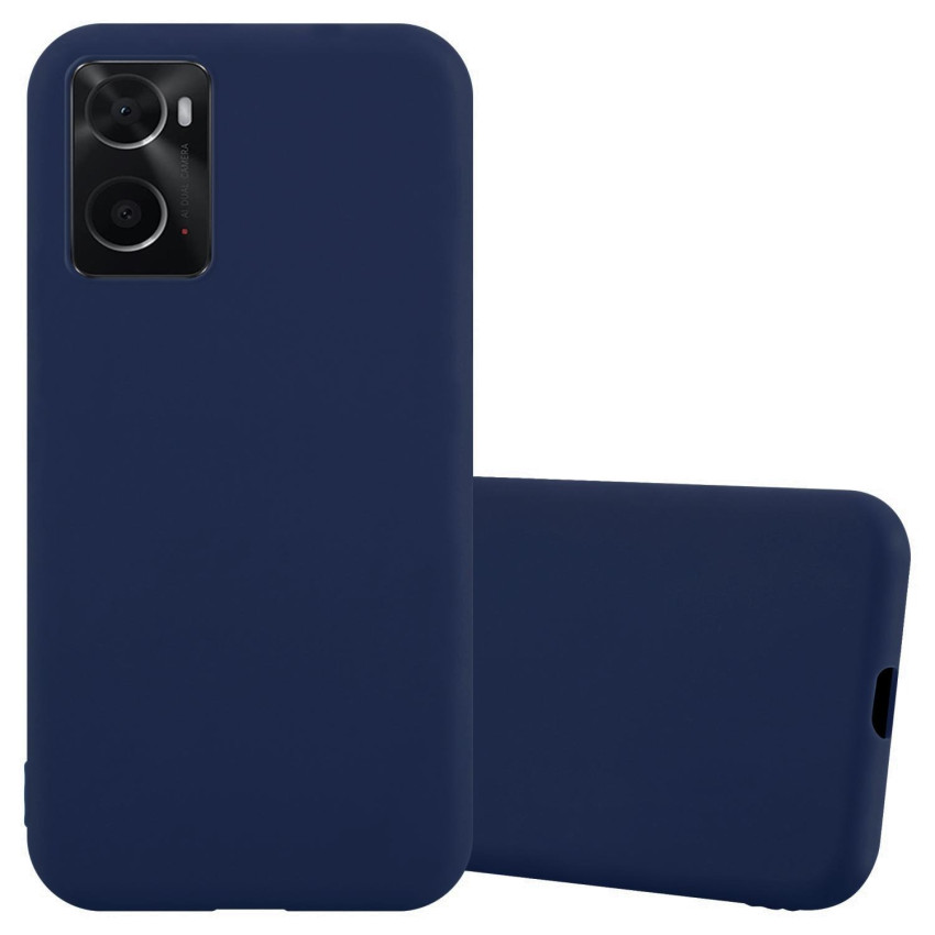Θήκη Πλάτης Σιλικόνης Soft για Oppo A96 4G - Χρώμα: Σκούρο Μπλε
