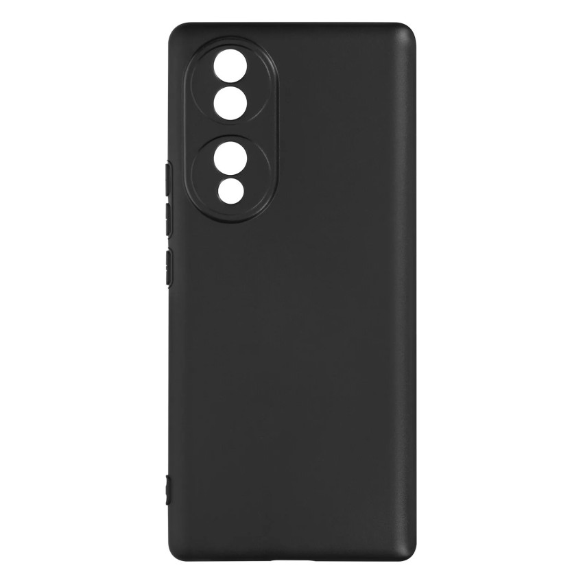 Θήκη Πλάτης Σιλικόνης Soft για Honor 70 - Χρώμα: Μαύρο