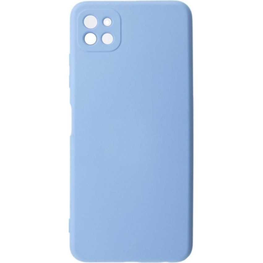 Θήκη Πλάτης Σιλικόνης Soft για Samsung Galaxy A22 5G - Χρώμα: Γαλάζιο