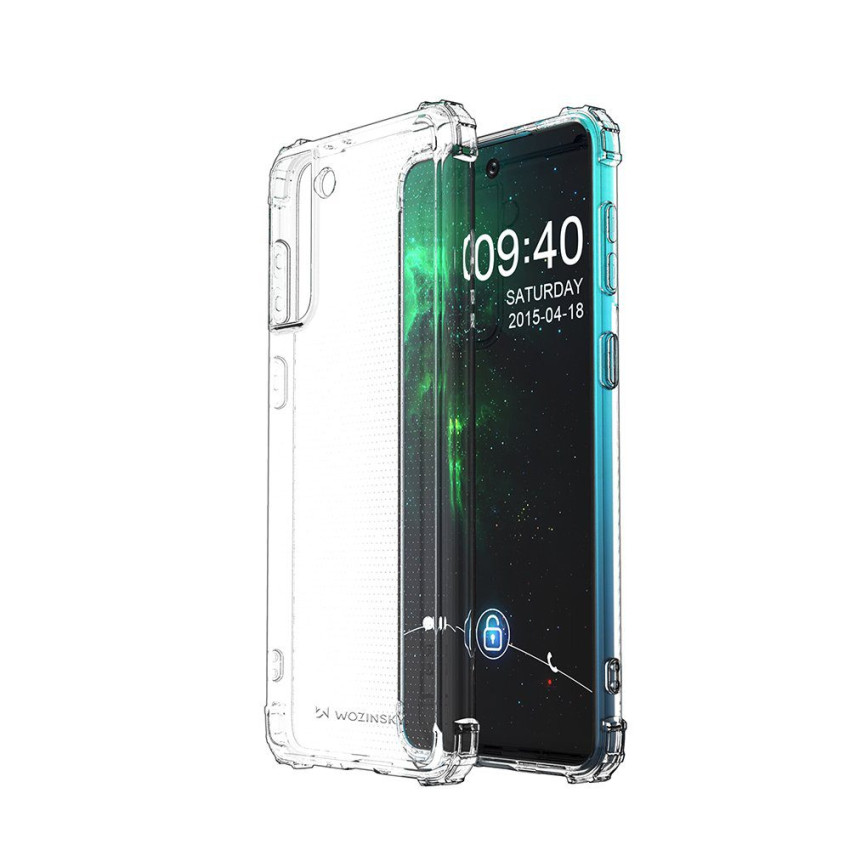 Θήκη Πλάτης Σιλικόνης Anti Shock για Samsung Galaxy S22 Plus - Χρώμα: Διάφανο