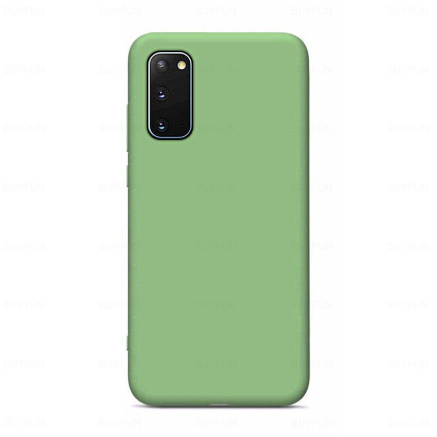 Θήκη Πλάτης Σιλικόνης Soft για Samsung Galaxy S20 FE - Χρώμα: Απαλό Πράσινο