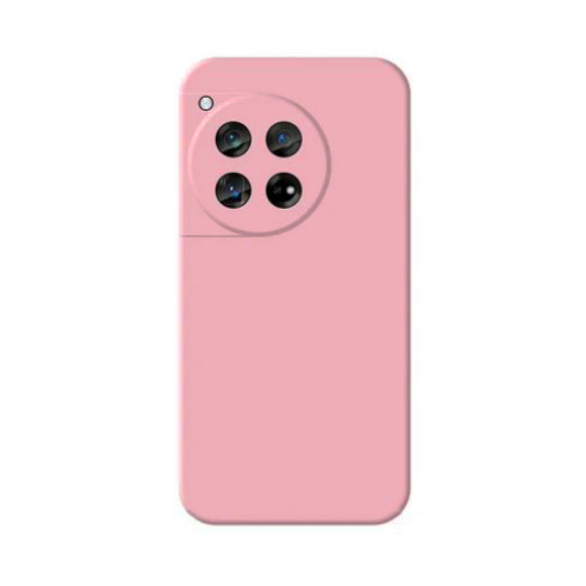Θήκη Πλάτης Σιλικόνης Soft για OnePlus 12 5G - Χρώμα: Ροζ