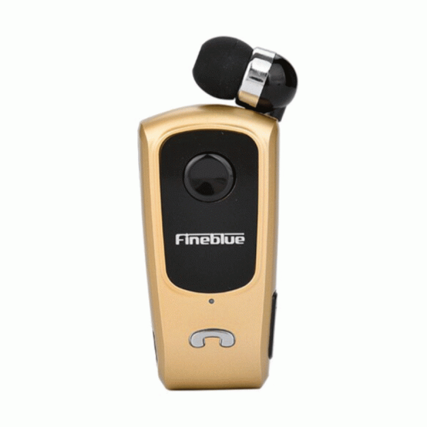 Fineblue F920 In-ear Bluetooth Handsfree Ακουστικό Πέτου - Χρώμα: Χρυσό