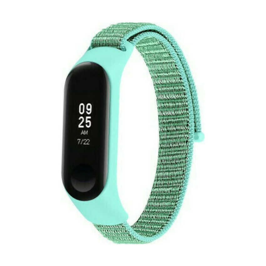 Υφασμάτινο Λουράκι για Xiaomi Mi Band 5/Mi Smart Band 6 - Χρώμα: Τιρκουάζ
