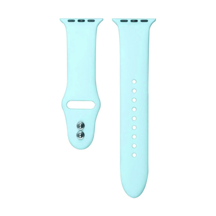 Smoothband Λουράκι Σιλικόνης με Pin για Apple Watch 38 / 40mm - Χρώμα: Γαλάζιο