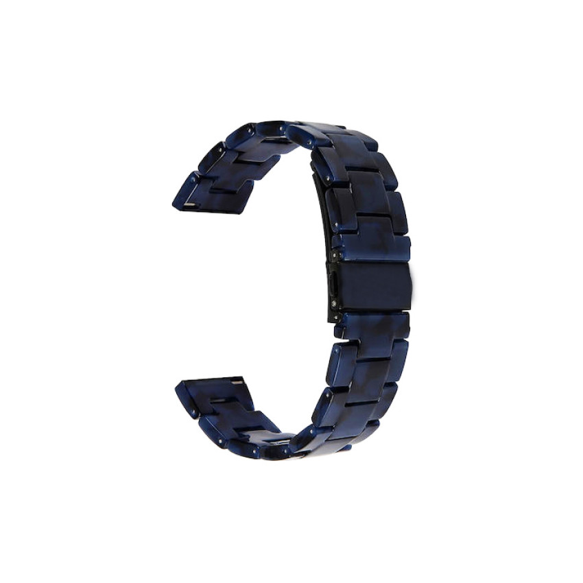 Μεταλλικό Λουράκι Stainless Steel για Apple Watch 42 / 44 / 45mm - Χρώμα: Σκούρο Μπλε