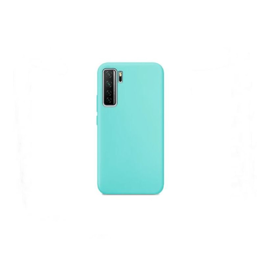 Θήκη Πλάτης Σιλικόνης Απλή για Huawei P40 Lite 5G - Χρώμα: Τιρκουάζ