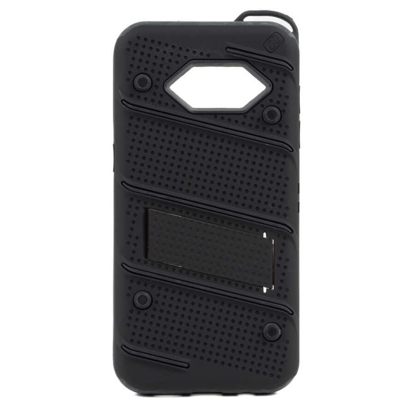 Σκληρή Θήκη Πλάτης Armor με Βάση Στήριξης (S1) για Samsung Galaxy J5 2016 - Χρώμα: Μαύρο