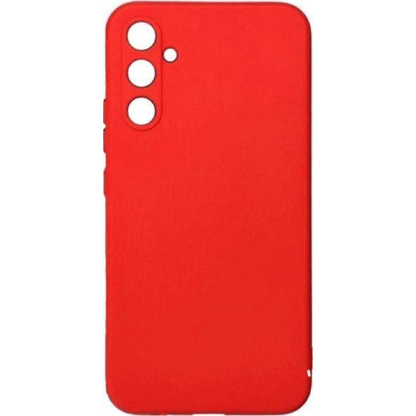 Θήκη Πλάτης Σιλικόνης Soft για Samsung Galaxy M13 - Χρώμα: Κόκκινο