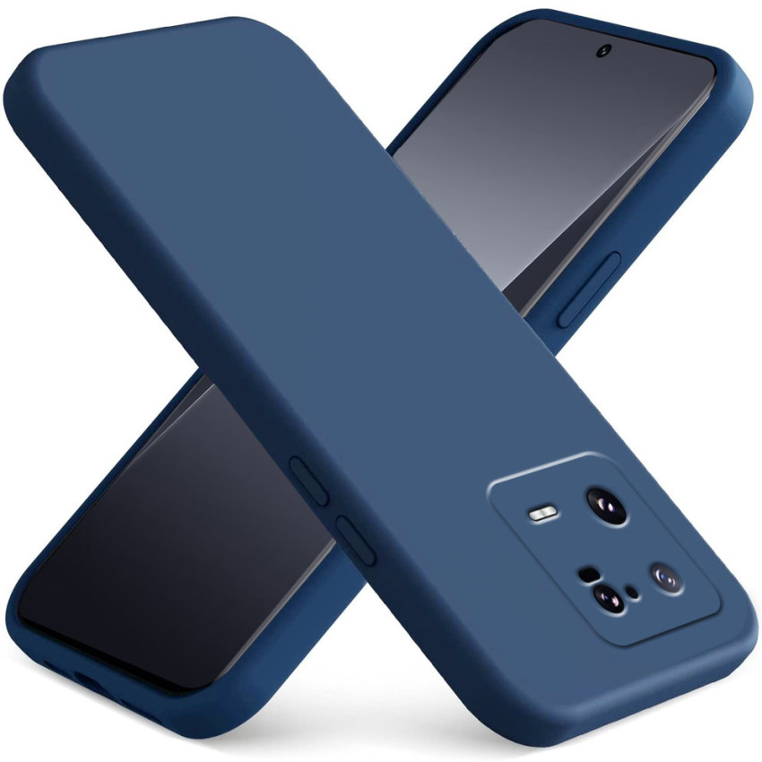 Θήκη Πλάτης Σιλικόνης Soft για Xiaomi Mi 13 Pro - Χρώμα: Σκούρο Μπλε