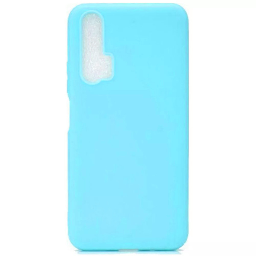 Θήκη Πλάτης Σιλικόνης Απλή για Huawei Honor 20 Pro - Χρώμα: Τιρκουάζ