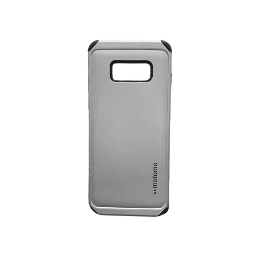 Σκληρή Θήκη Πλάτης Motomo για Samsung G950F Galaxy S8 - Χρώμα: Ασημί