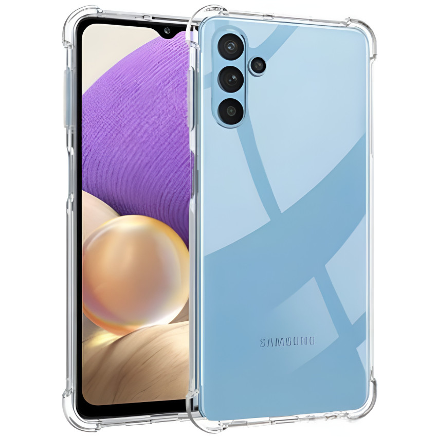 Θήκη Πλάτης Σιλικόνης Anti Shock για Samsung Galaxy A13 5G / A04S - Χρώμα: Διάφανο