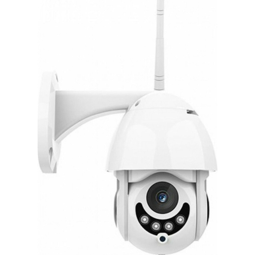 IP Κάμερα Παρακολούθησης Wi-Fi 1080p Full HD Αδιάβροχη με Αμφίδρομη Επικοινωνία IP-005 - Χρώμα: Άσπρο