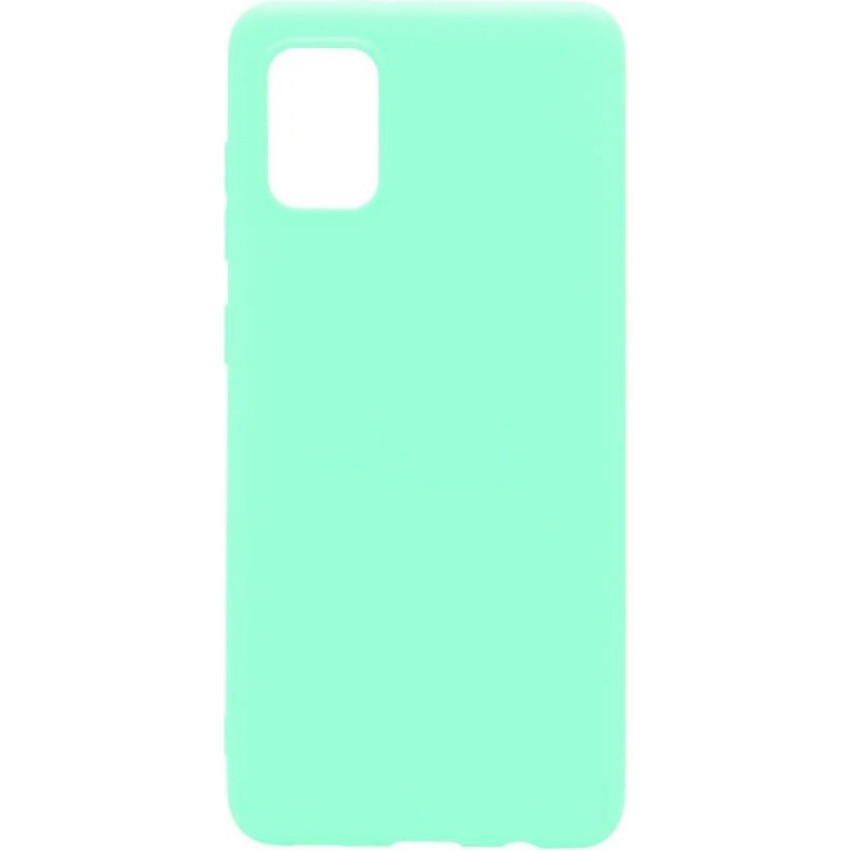 Θήκη Πλάτης Σιλικόνης Απλή για Samsung Galaxy A31 - Χρώμα: Τιρκουάζ