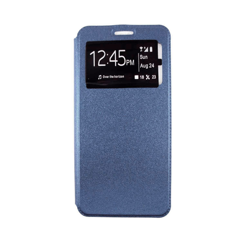 Θήκη Βιβλίο Window για Xiaomi Poco X7 Pro - Χρώμα: Μπλε