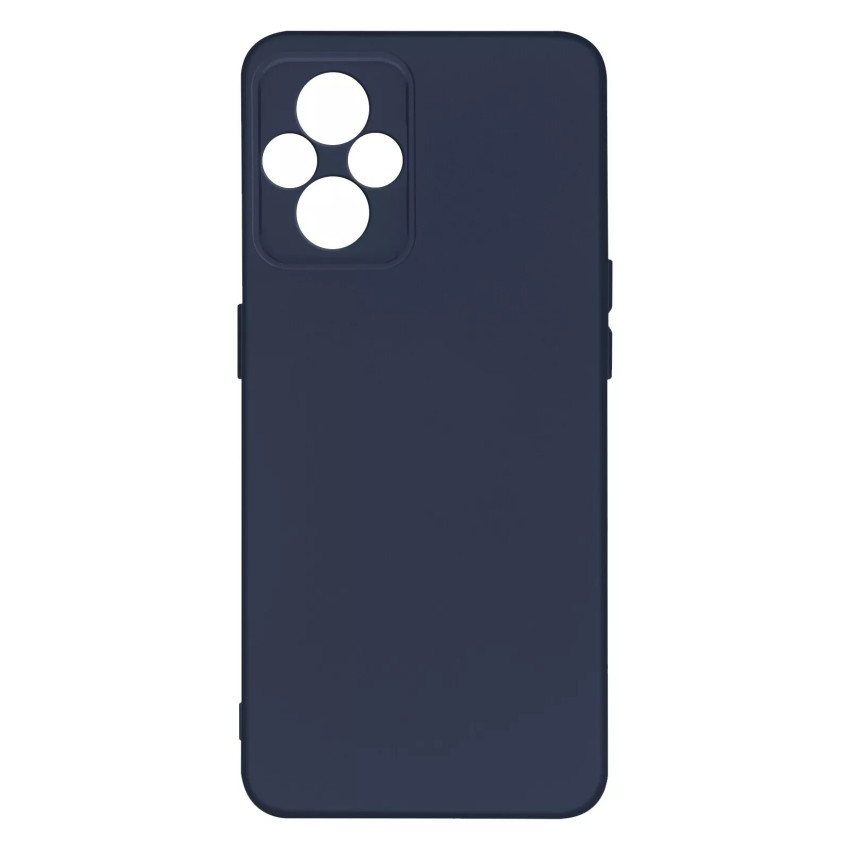 Θήκη Πλάτης Σιλικόνης Soft για Oppo Reno8 Lite - Χρώμα: Σκούρο Μπλε