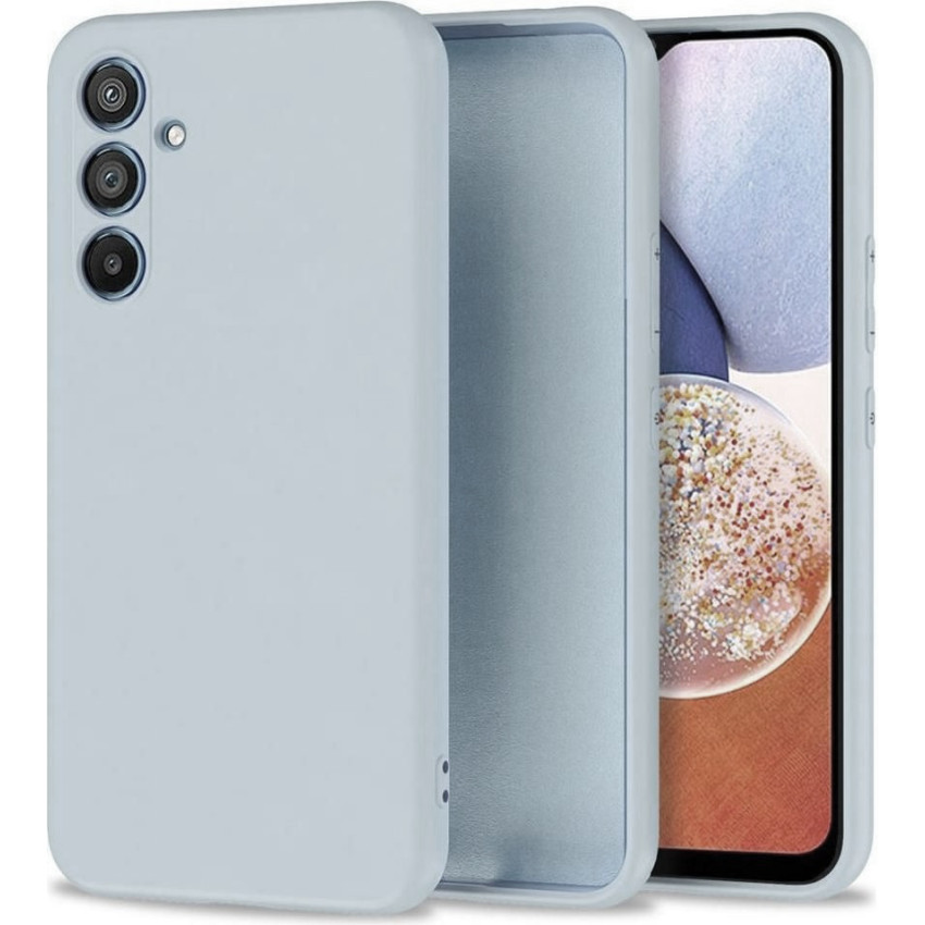 Θήκη Πλάτης Σιλικόνης Soft για Samsung Galaxy M13 - Χρώμα: Απαλό Μπλέ