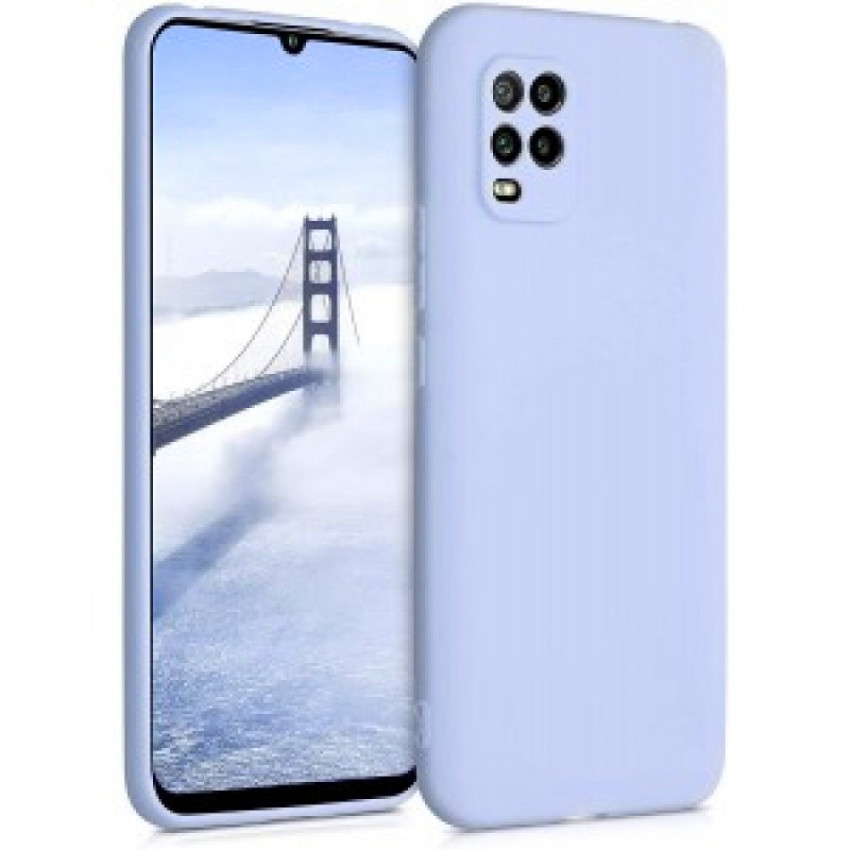 Θήκη Πλάτης Σιλικόνης Soft για Xiaomi Mi 10 Lite - Χρώμα: Λιλά