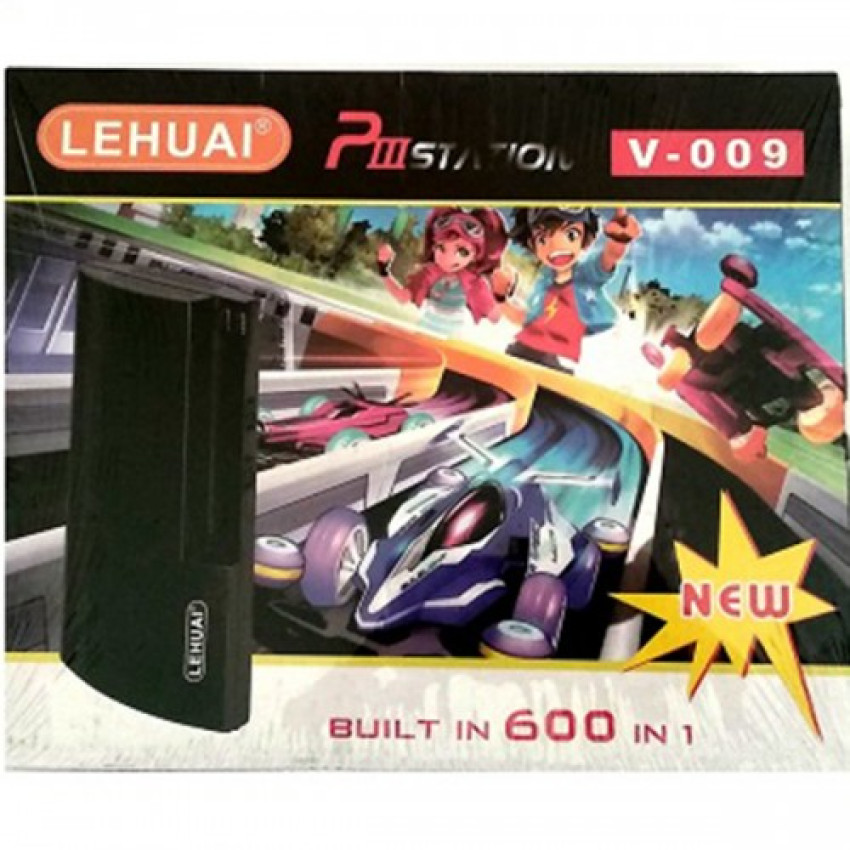 Ηλεκτρονική Παιδική Κονσόλα 600 σε 1 LEHUAI V-009 - Χρώμα: Μαύρο