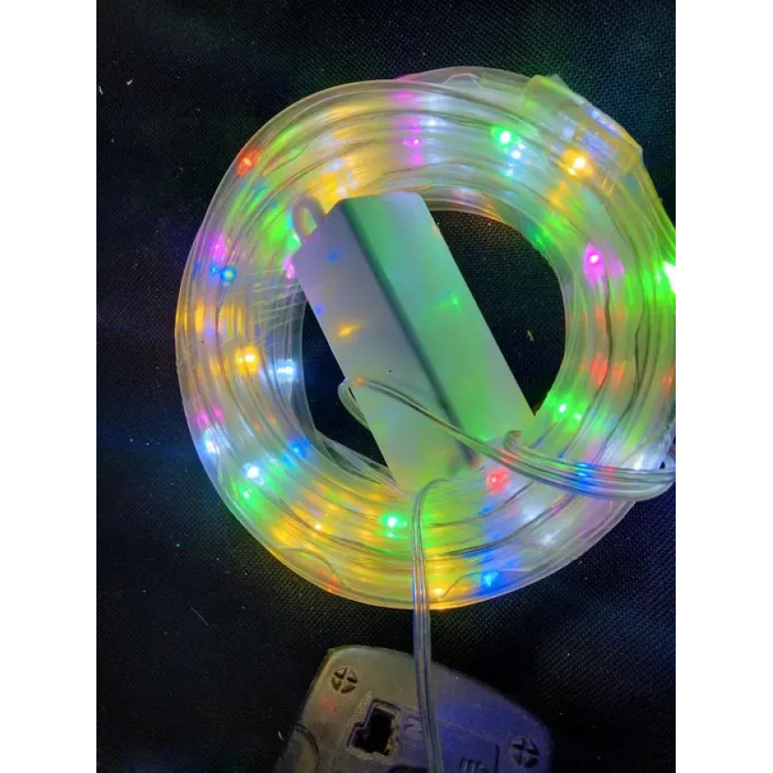 Φωτάκια LED σε Πλαστικό Σωληνάκι 8 Fuctions 10m