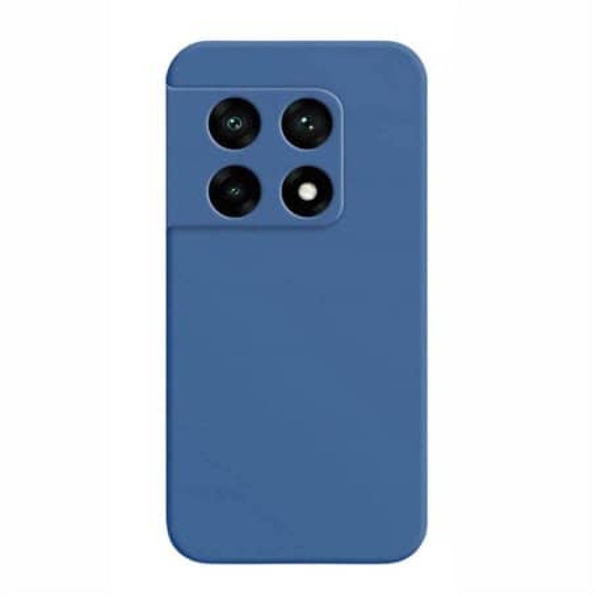 Θήκη Πλάτης Σιλικόνης Soft για Oneplus 10 Pro - Χρώμα: Σκούρο Μπλέ