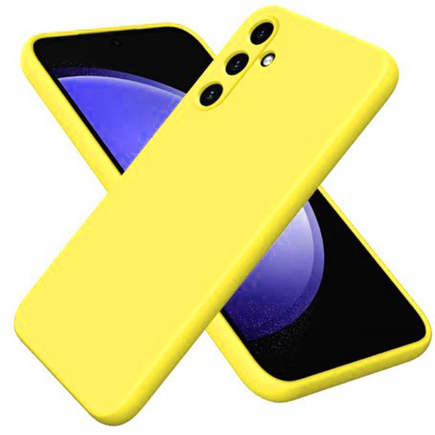 Θήκη Πλάτης Σιλικόνης Soft για Samsung Galaxy A15 - Χρώμα: Κίτρινο