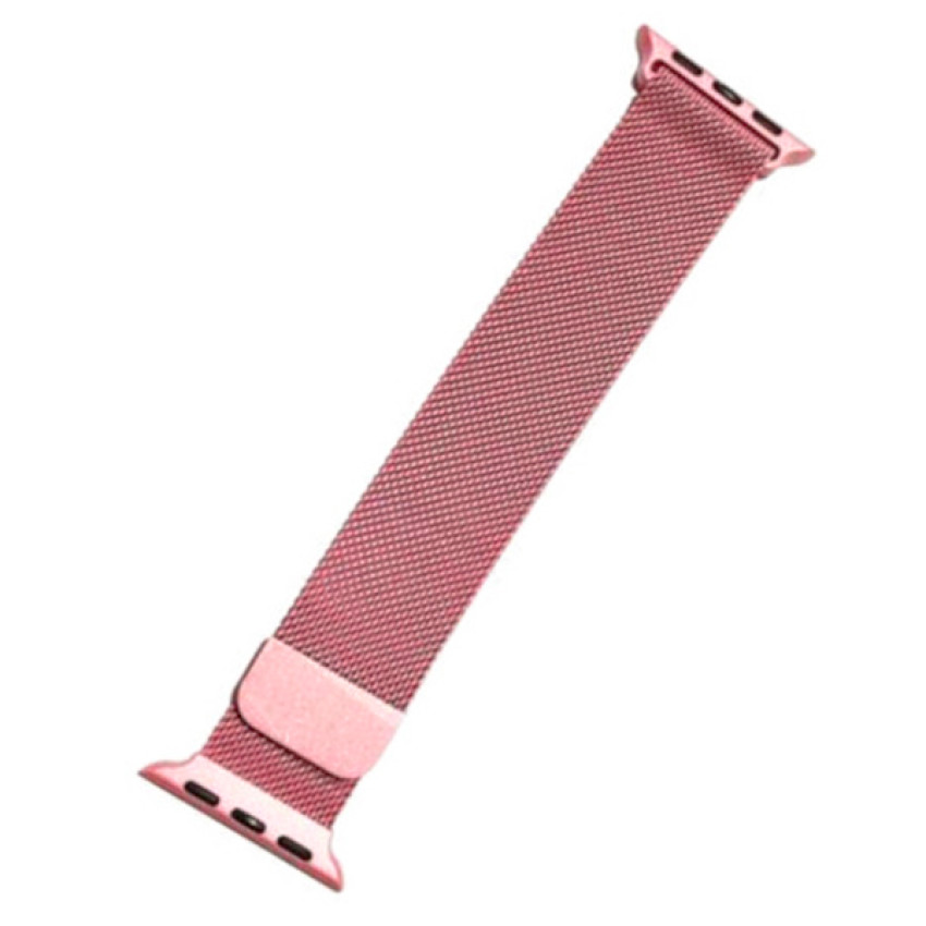 Λουράκι Ανοξείδωτο Ατσάλι για Apple Watch 42 / 44 / 45mm - Χρώμα: Ροζ