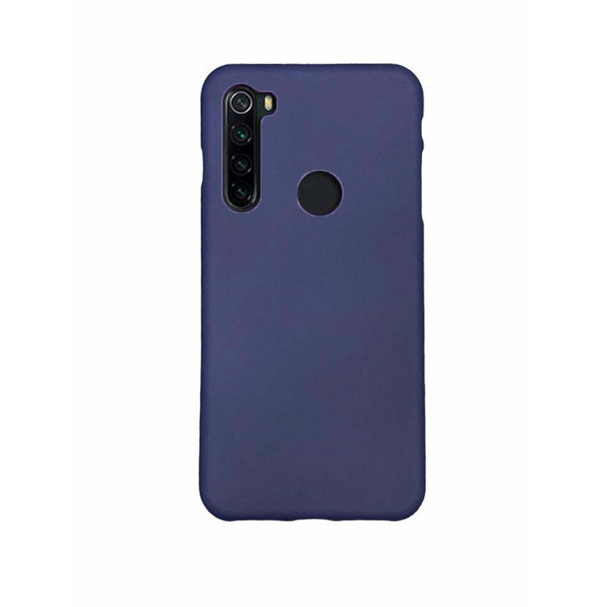 Θήκη Πλάτης Σιλικόνης Soft για Xiaomi Redmi Note 8 - Χρώμα: Σκούρο Μπλε