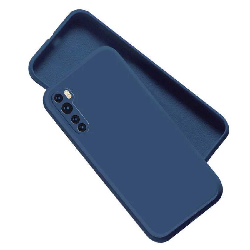 Θήκη Πλάτης Σιλικόνης Soft για Oneplus Nord 5G - Χρώμα: Σκούρο Μπλέ
