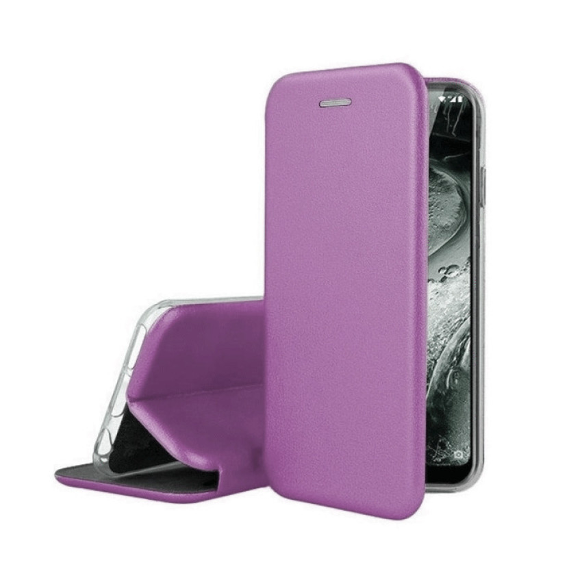 Θήκη Βιβλίο Μαγνητική Elegance για Iphone XS Max - Χρώμα: Μώβ