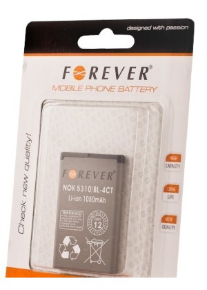 Battery Forever (same as BL-4CT) for Nokia 5310 - 1050mAh