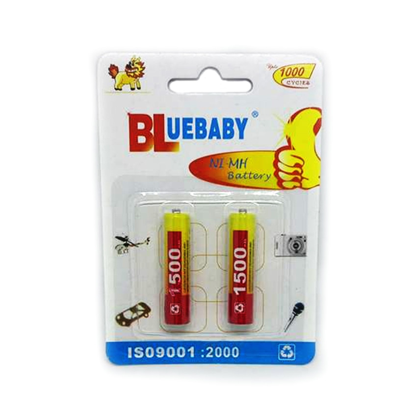 2 Επαναφορτιζόμενες Μπαταρίες ΑΑ - Bluebaby NI-MH Battery 2600mAh