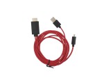 (OEM) 3 in 1 to HDTV Adapter Cable to USB & MicroUSB (male) 1m