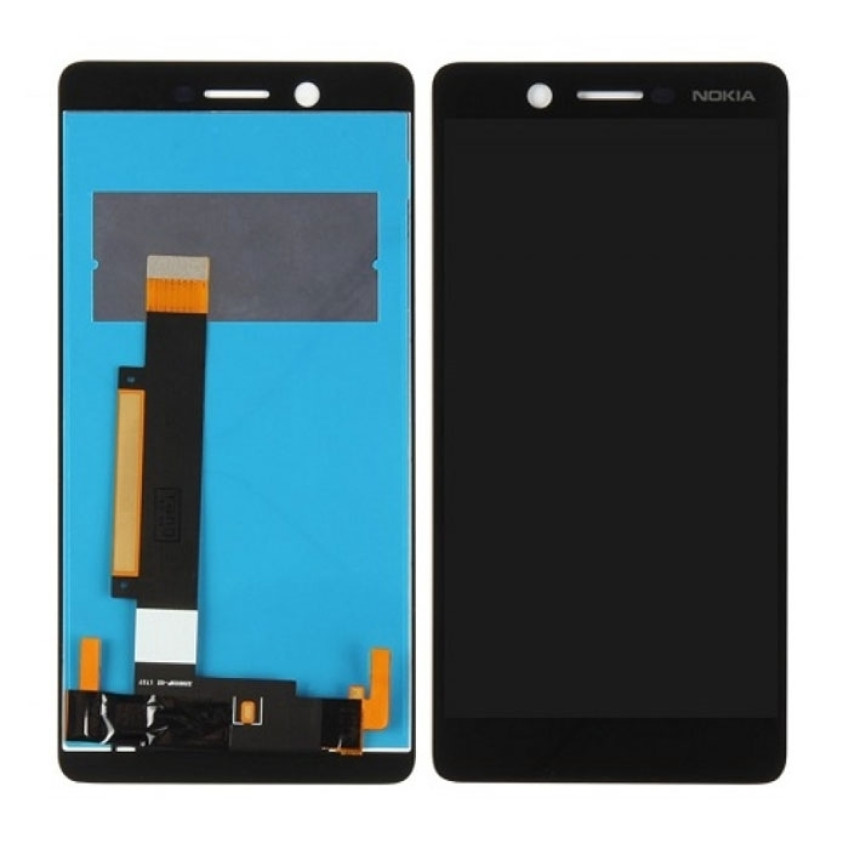 Οθόνη LCD με Μηχανισμό Αφής για Nokia 7 - Χρώμα: Μαύρο