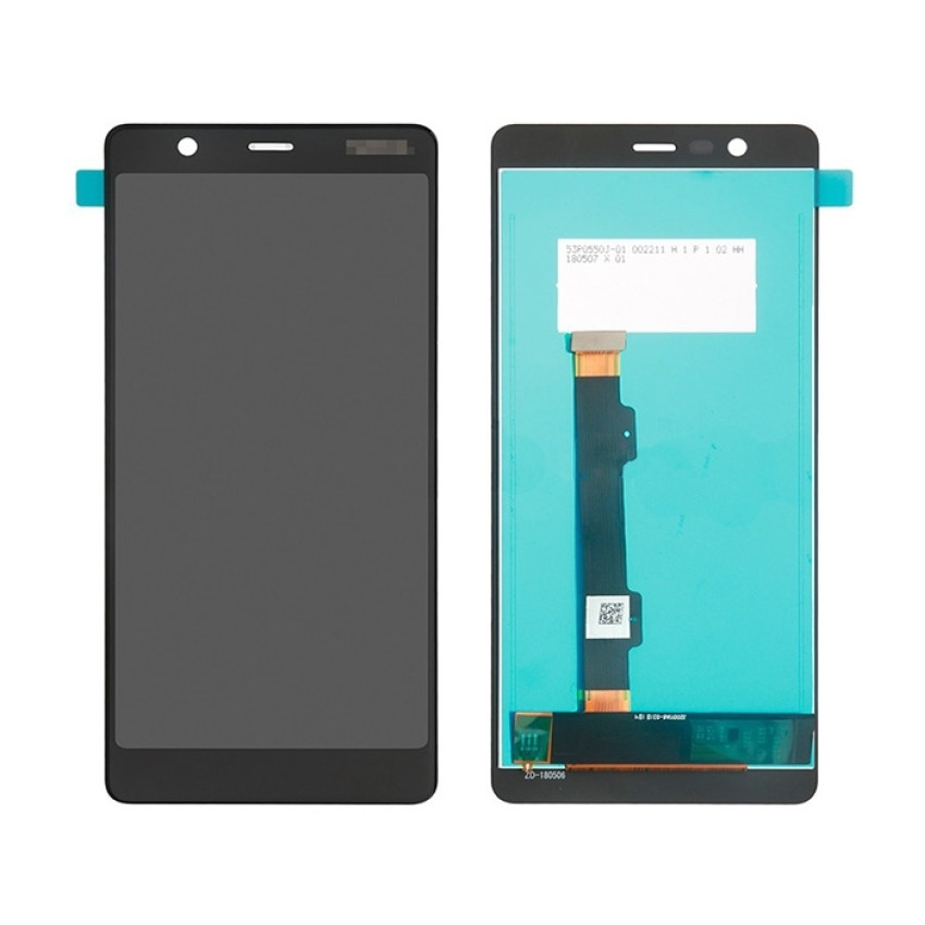 Οθόνη LCD με Μηχανισμό Αφής για Nokia 5.1 - Χρώμα: Μαύρο