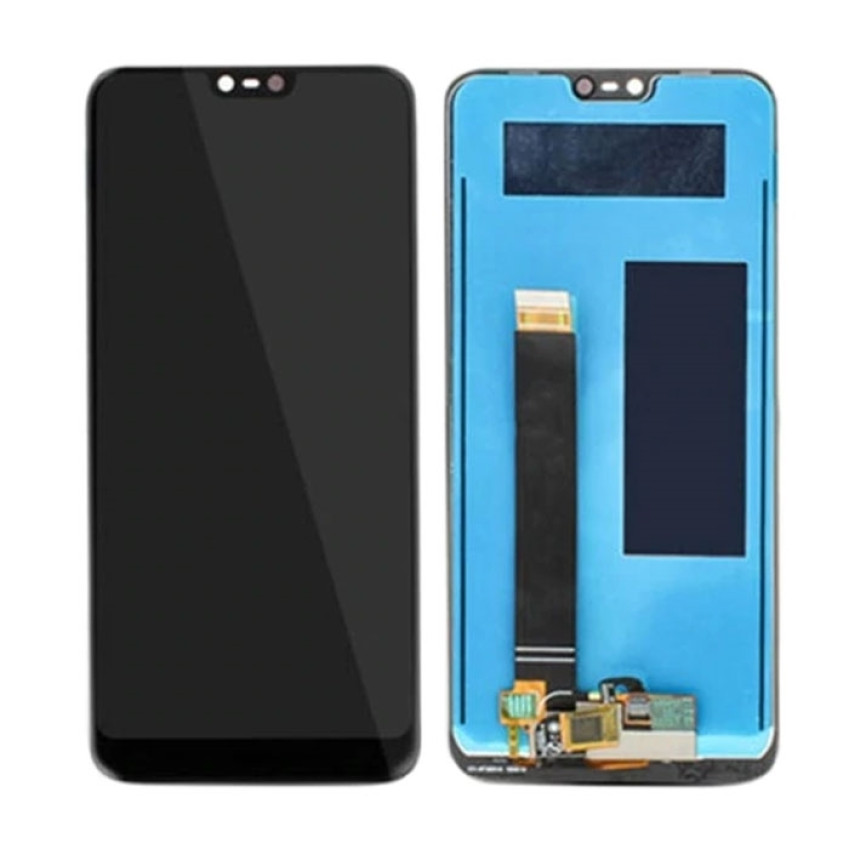 Οθόνη LCD με Μηχανισμό Αφής για Nokia 7.1 - Χρώμα: Μαύρο