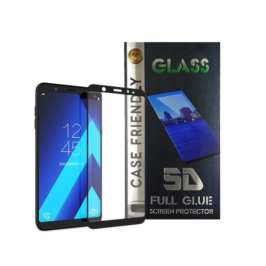 Full Cover Full Glue Tζαμάκι Προστασίας Οθόνης για Samsung Galaxy J530F J5 2017 - Χρώμα: Μαύρο