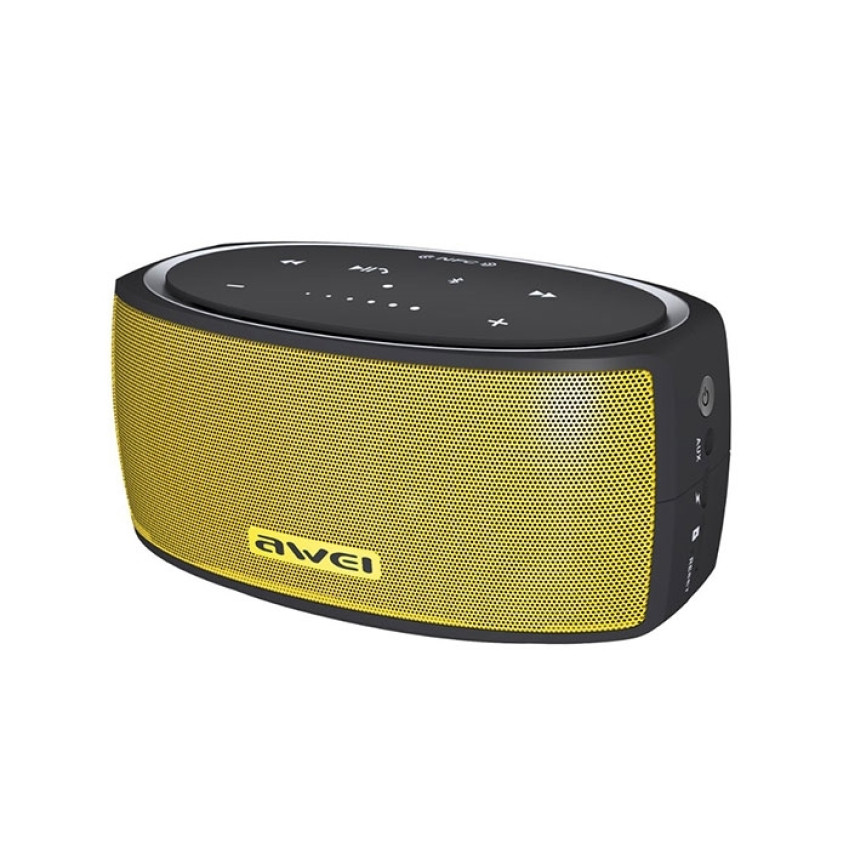 Bluetooth Speaker Awei Y210 Ασύρματο Ηχείο Touch Portable Wireless Stereo - Χρώμα: Κίτρινο