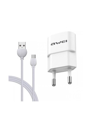 Awei C-831 USB/Micro USB Fast Charging and Data Cable - Color: White